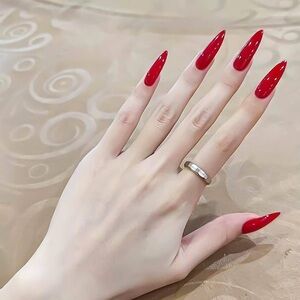 Elegant Red Nails